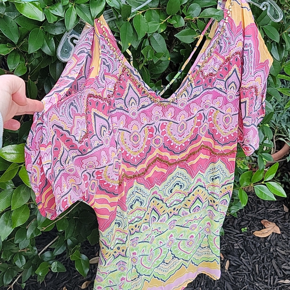 Fun Embellished Cold shoulder